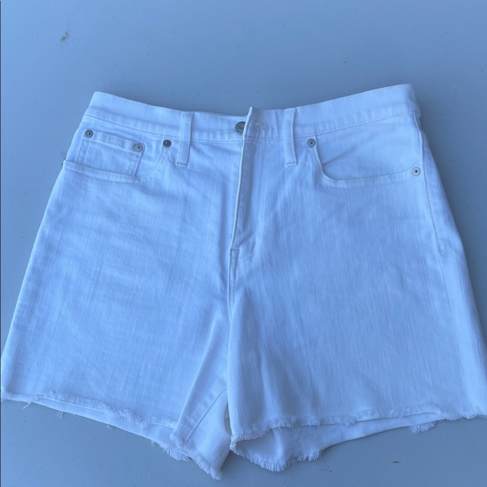 Madewell Classic White Shorts